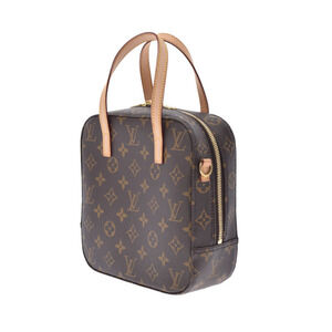 Louis Vuitton Monogram Brown Handbag Spontini Canvas